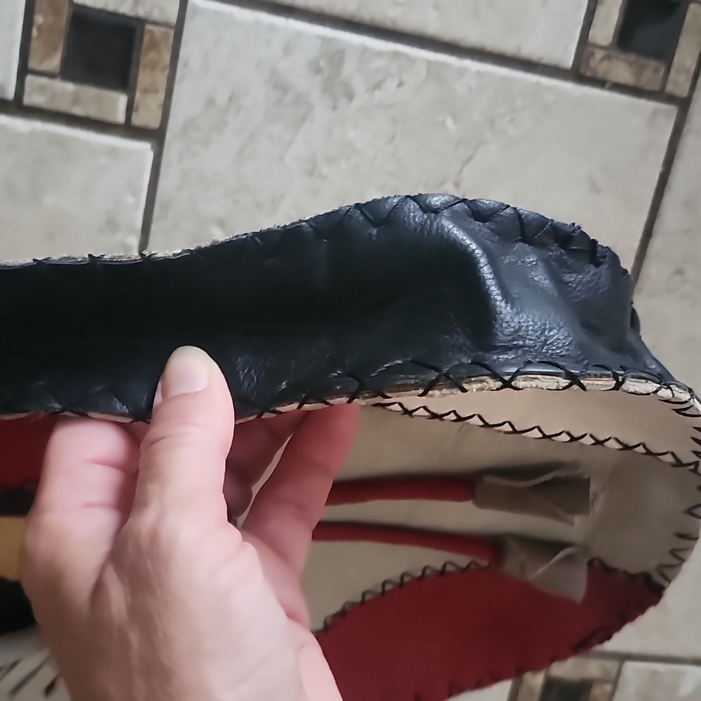 Handcrafted Unique Multicolor Leather Shoulder/Cr… - image 7